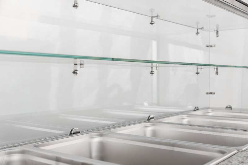 Energy-Efficient Marble Worktop Line Preparation Table for Easy Cleaning