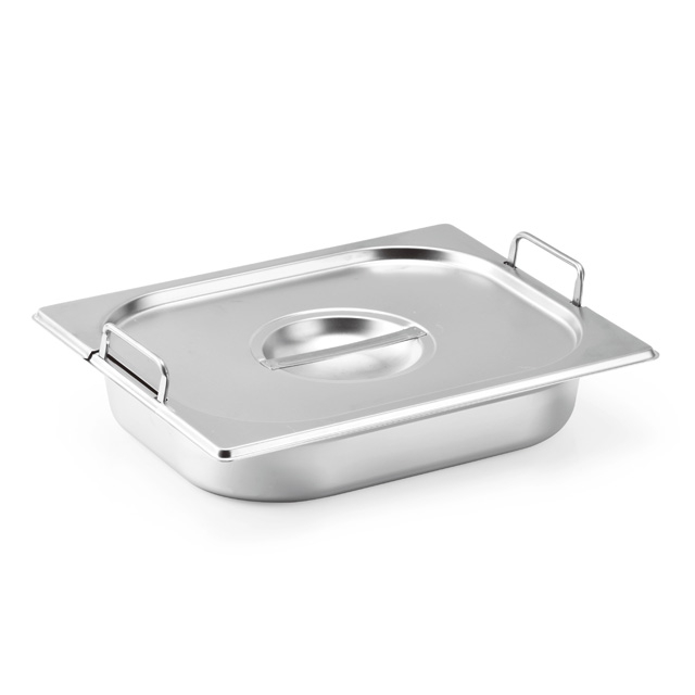 Vented Cover for Perforated GN Pans Splash-Proof Ventilation with Handle