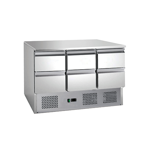 240 Liter Commercial Stainless Steel Saladette With 2 Drawer 