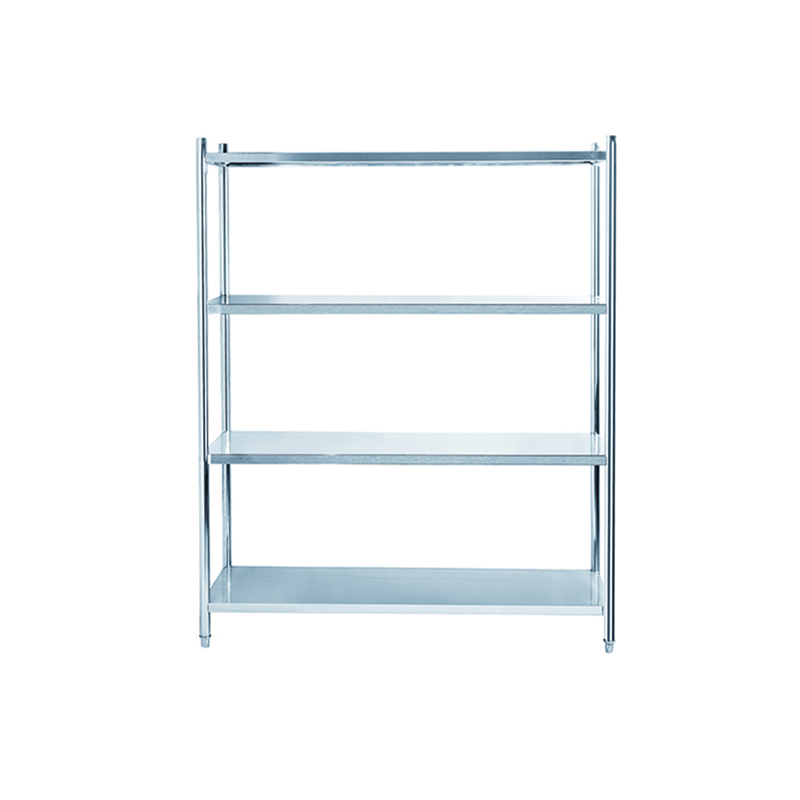 4 Tiers Stainless Steel Storage Rack with Heavy Duty Shelf