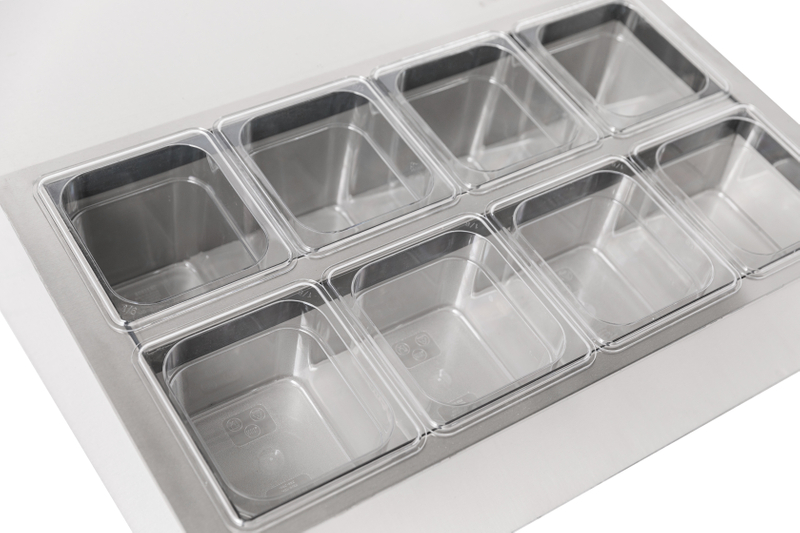 Commercial Refrigerated Topping Unit for American Style Pans