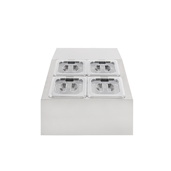 Refrigerated Topping Unit RTR Holds 8 X 1/6 Pans (Included)