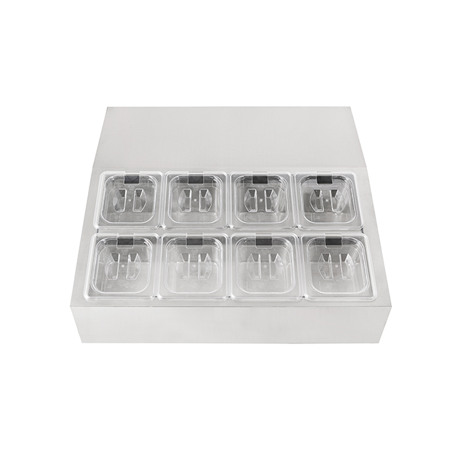 Commercial Refrigerated Topping Unit for American Style Pans