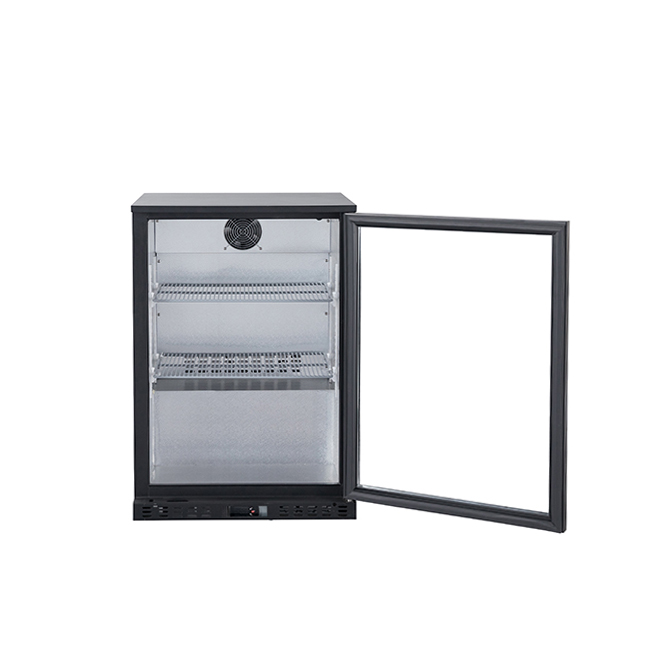 Commercial Glass Hinged Door Back Bar Cooler with Glass Door