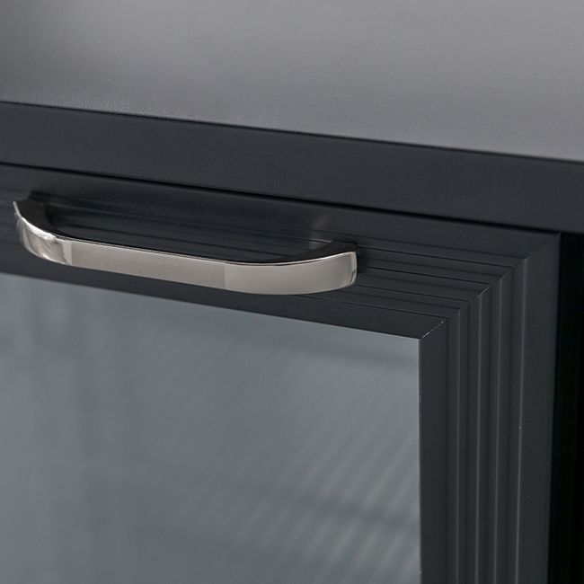 Hinged Glass Door Cooler Automatic Defrost Bar Fridge