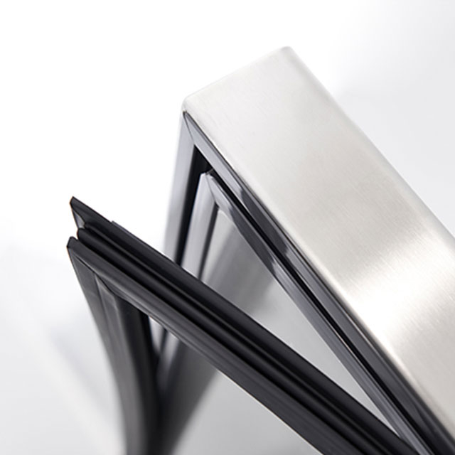 European style stainless steel commercial upright chiller