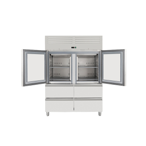 Commercial Stainless Steel with Drawers Upright Refrigerator Freezer