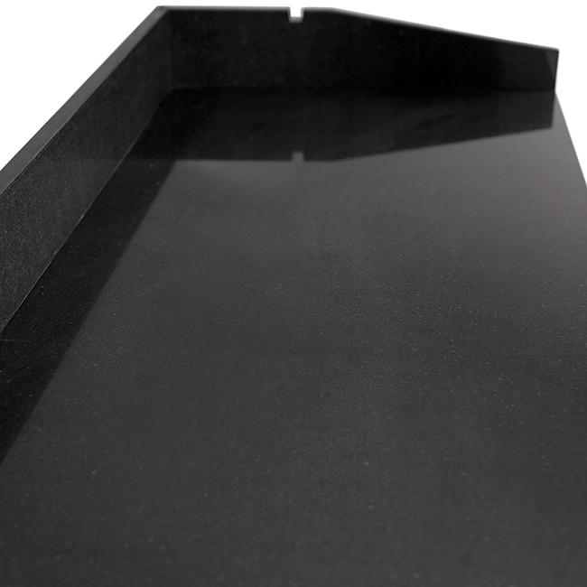 Commercial Pizza Prep Table Refrigerated Black Granite Top