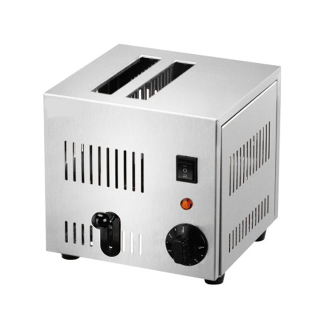 Premium Stainless Steel Toaster with Wide Slots Modern Design