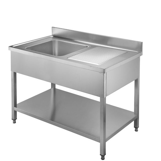 Commercial Single Basin Stainless Steel Sinks for restaurant