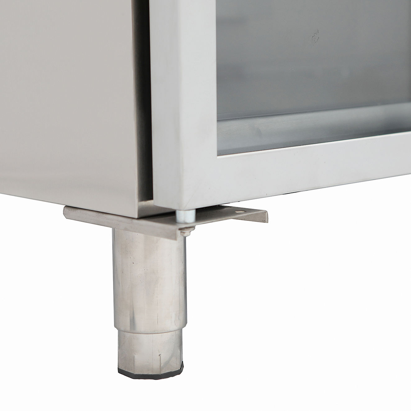 Double Glass Door Upright Freezer with CE Certificate