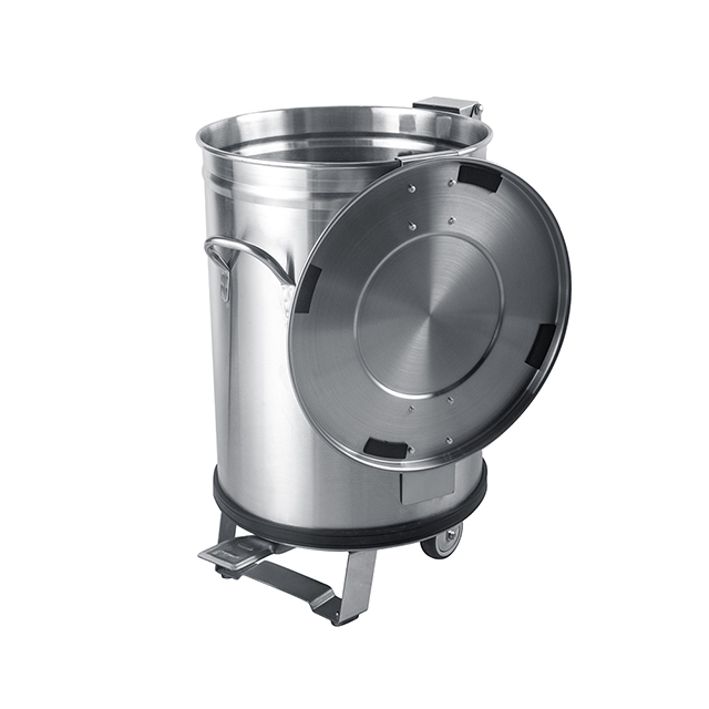 Cylinder Stainless Steel Garbage Bin
