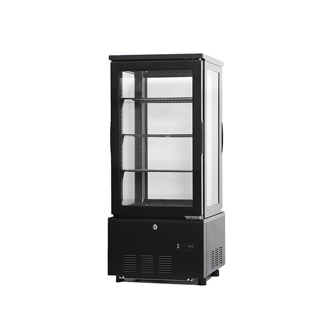 Four side glass showcase