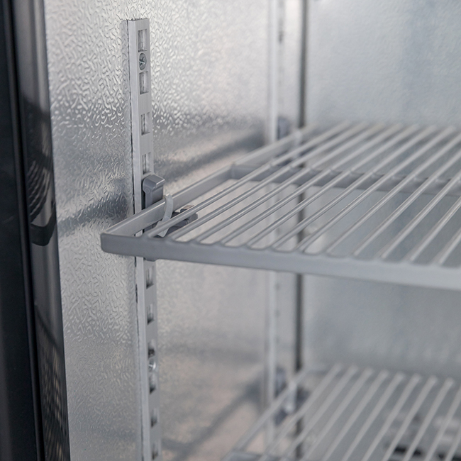 Glass Sliding Door Back Bar Cooler Fan Assisted Cooling