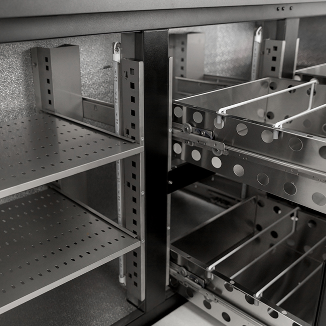 Commercial Backbar All-Drawer Refrigerator Restaurant Cooler
