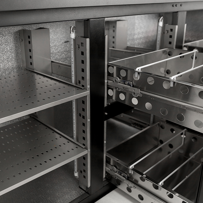 Commercial Backbar All-Drawer Refrigerator Restaurant Cooler