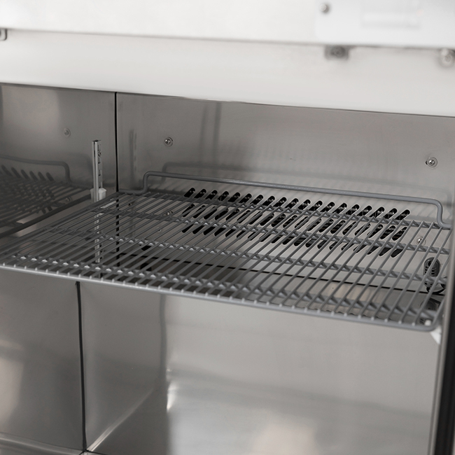 Commercial Single-Door American-Style Stainless Steel Flip Lid Counter