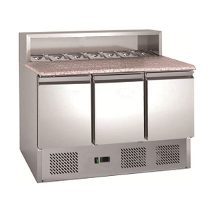 CE commercial stainless steel saladette counter