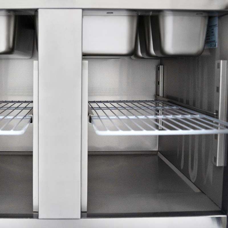 CE Commercial Stainless Steel Saladette Counter