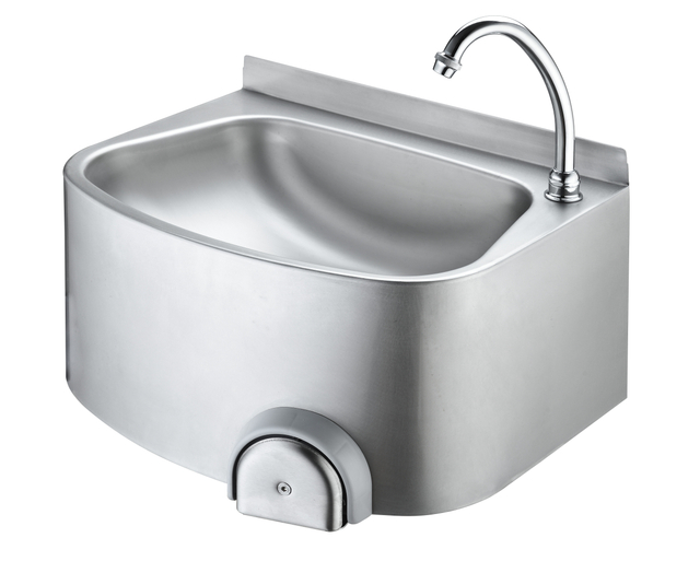 Kitchen Equipment Knee Operated Wash Basin Hand Sinks