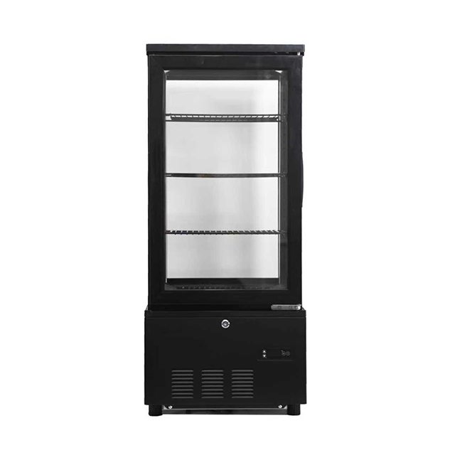 Four side glass showcase