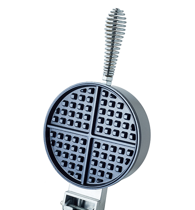 Dual-Plated Professional Waffle Maker Simultaneous Cooking