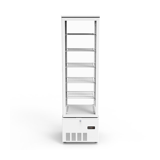 6 Layers Commercial Display Four Side Glass Showcase