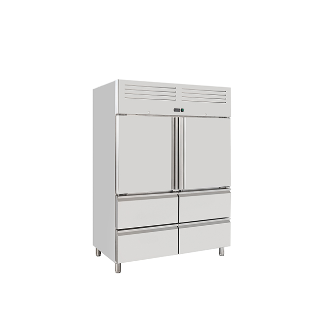 Commercial Stainless Steel with Drawers Upright Refrigerator Freezer