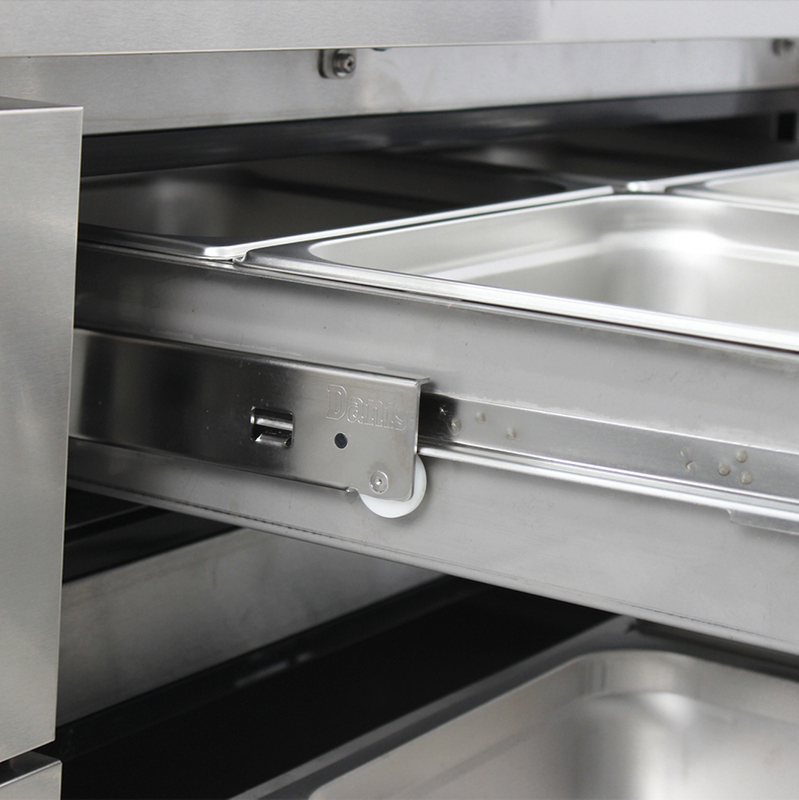 Stainless Steel 2 Drawer American Style Chef Base Refrigerator