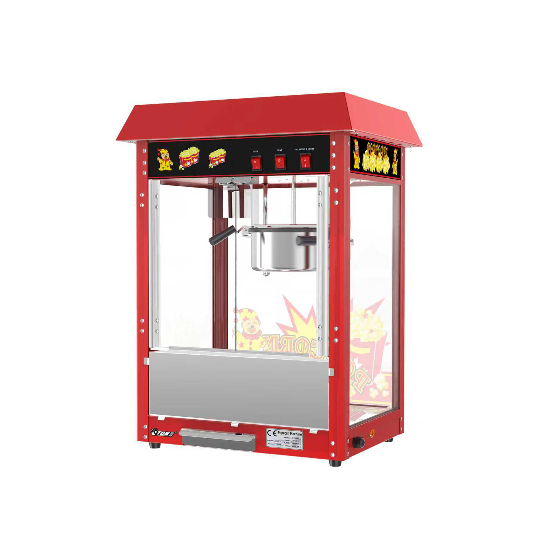 Fast-Popping Commercial Popcorn Machine with Easy One-Touch Operation for Consistent, High-Yield Results