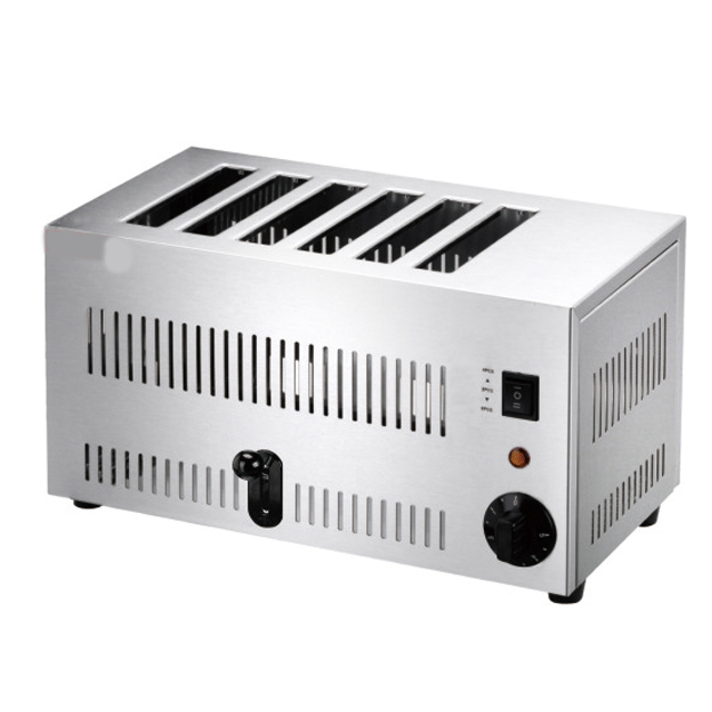 Premium Stainless Steel Toaster with Wide Slots Modern Design