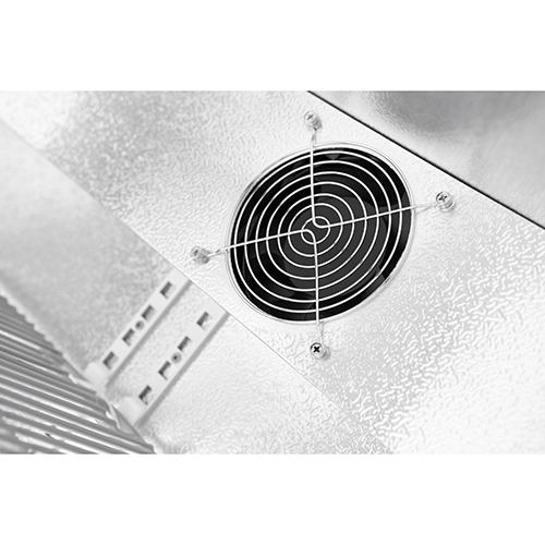 Display Backbar Fridge - 208L Capacity with Self-Closing Glass Door