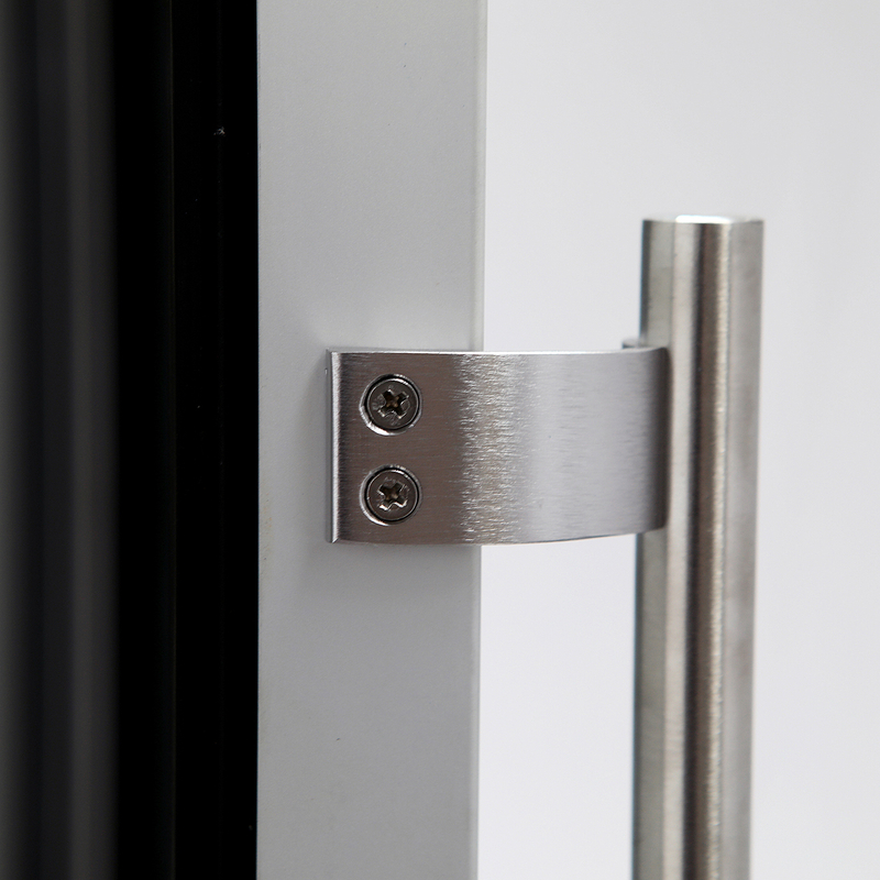 Double Glass Door Upright Freezer with CE Certificate