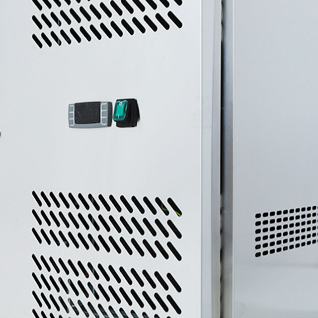 Worktable top SS commercial GN counter chiller with backsplash