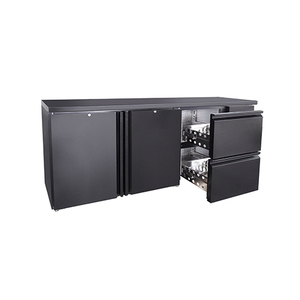 DC320 425L Professional Dual-Door Undercounter Refrigerator with GN Drawers