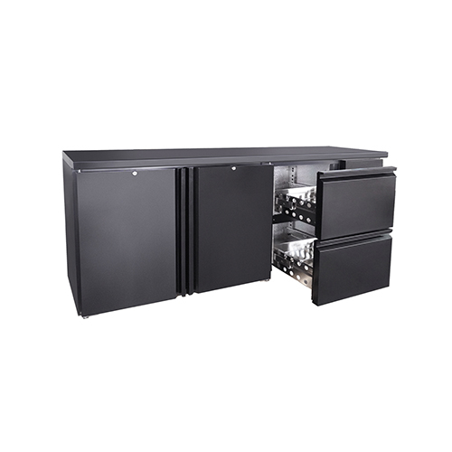 DC320 425L Professional Dual-Door Undercounter Refrigerator with GN Drawers