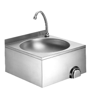 Stainless Steel Knee Opera Ted Hand Washbasin for Restaurant