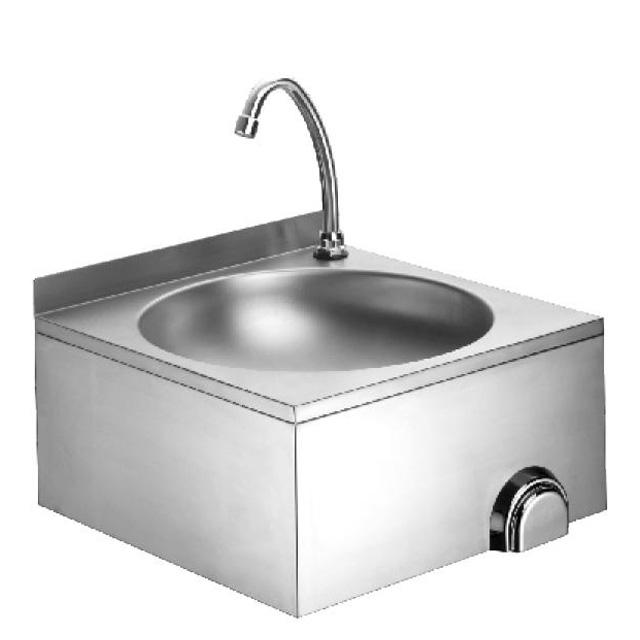 Stainless Steel Knee Opera Ted Hand Washbasin for Restaurant
