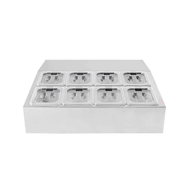 Commercial Refrigerated Topping Unit for American Style Pans