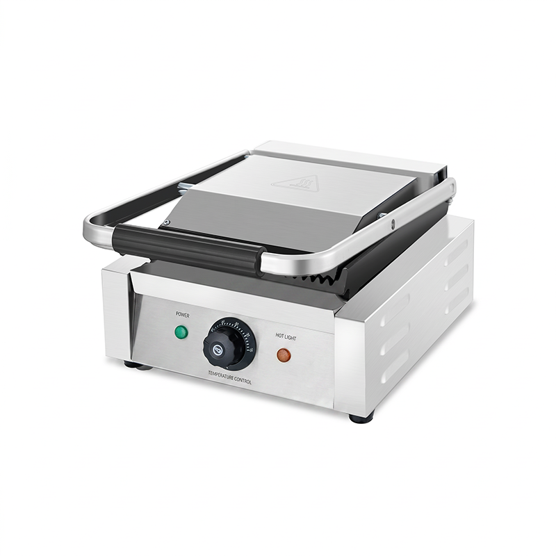 Commercial Electric Contact Grill with Cast Iron Plate