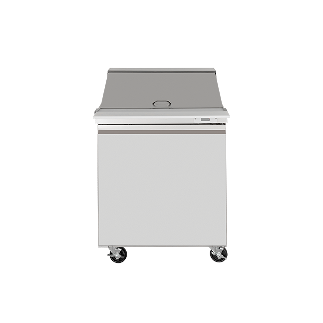 Commercial Single-Door American-Style Stainless Steel Flip Lid Counter