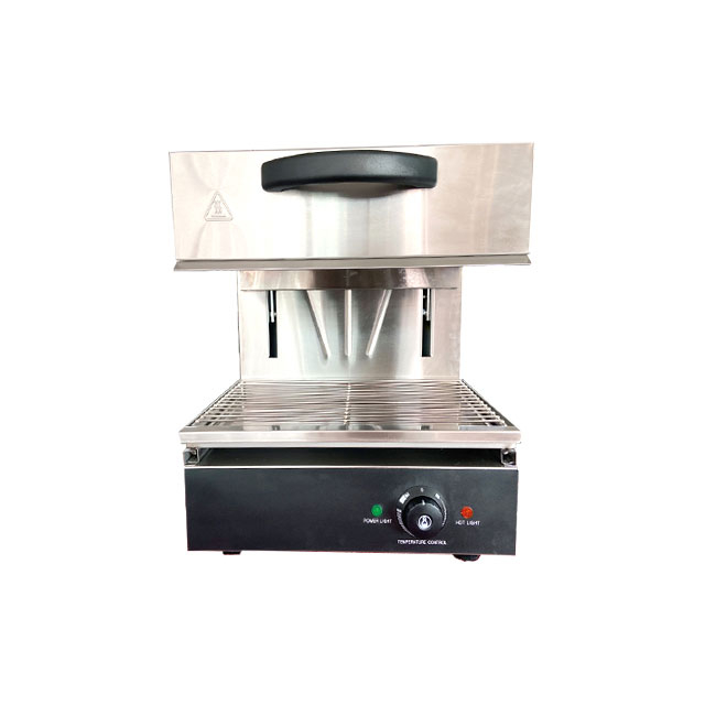 Commercial kitchen using lift-up electric Salamander