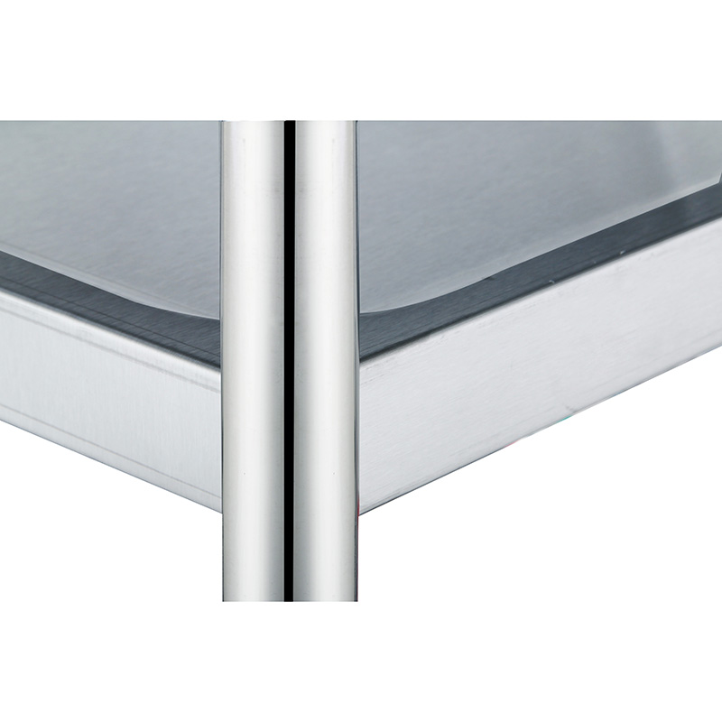 European Style 4 Layers Stainless Steel Serving Trolley for Commercial Kitchen