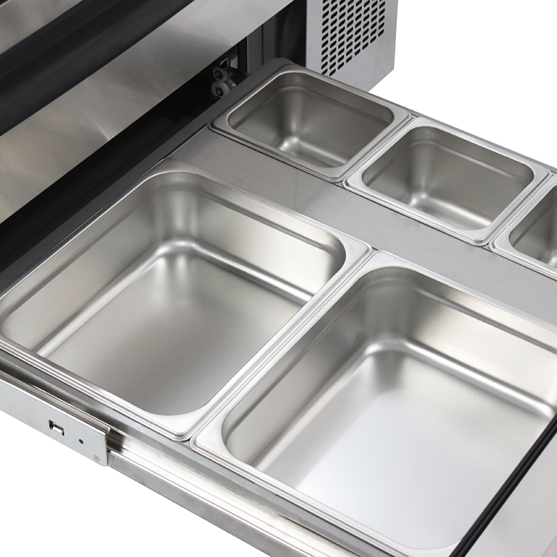 Stainless Steel 2 Drawer American Style Chef Base Refrigerator