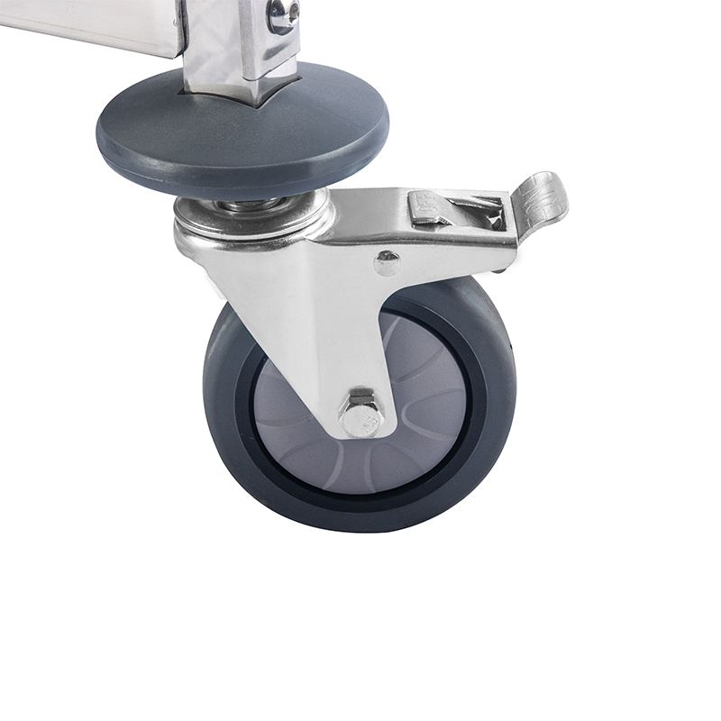 European Style 3 Tiers Dinning Cart with Wheels for Restaurant