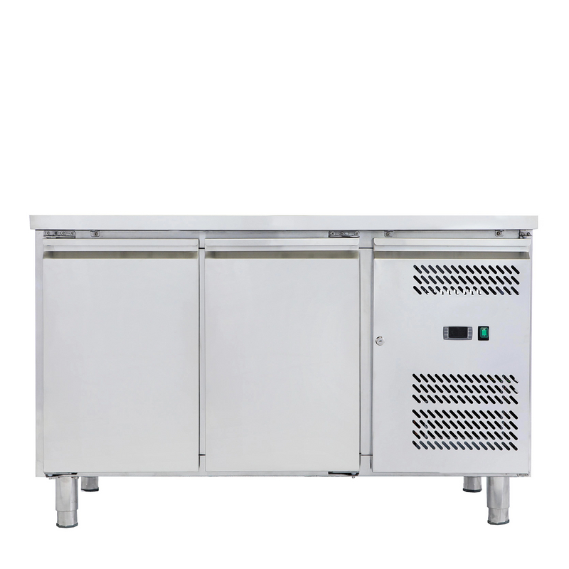 European Type Auto Defrost GN Counter freezer with Backsplash