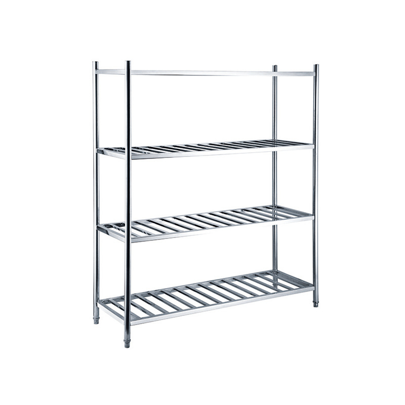 Multi-Tier Stainless Steel Ladder Storage Rack 
