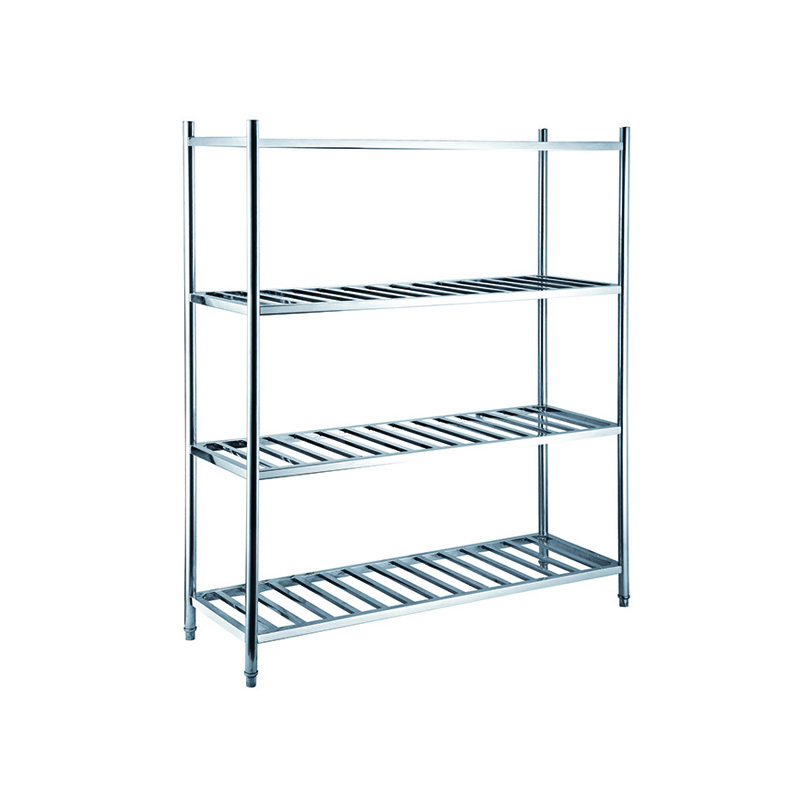 Multi-Tier Stainless Steel Ladder Storage Rack 
