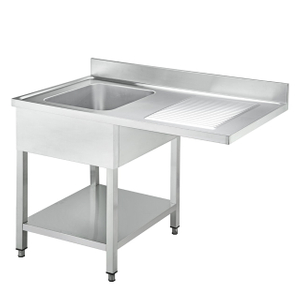 Single Basin Sink with Right Storage Surface for Easy Installation and Cleaning