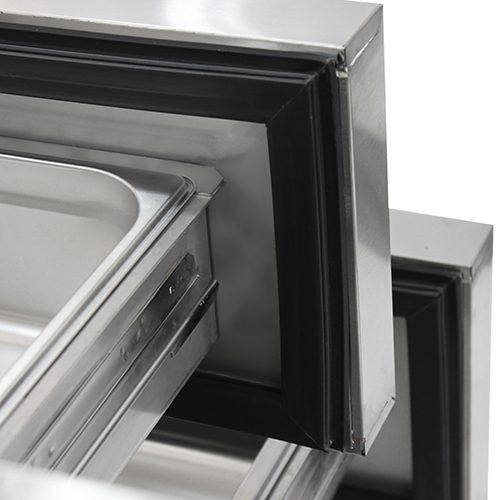 72'' Inch Commercial Chef Base Refrigerator Storage Cabinet